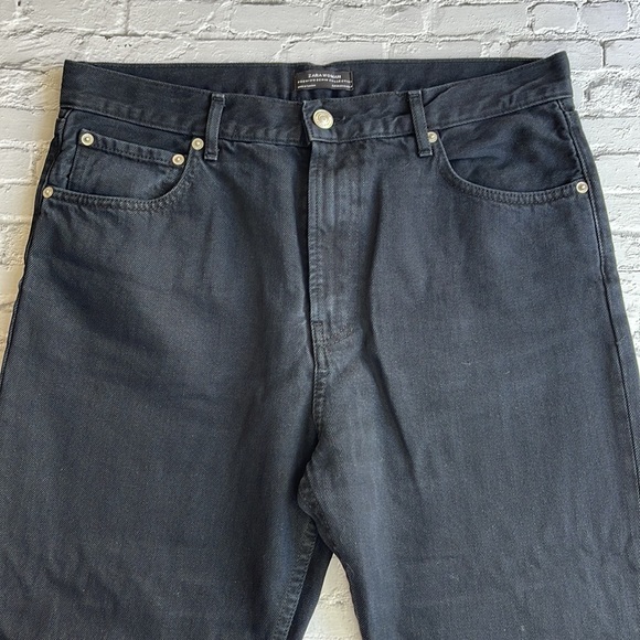 ZARA | Fringe hem crop jeans in black - Picture 5 of 13